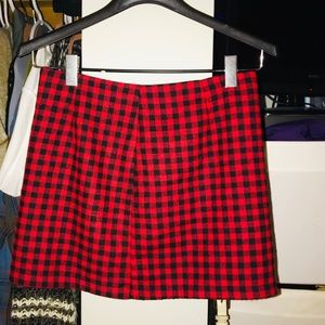 Plaid skirt